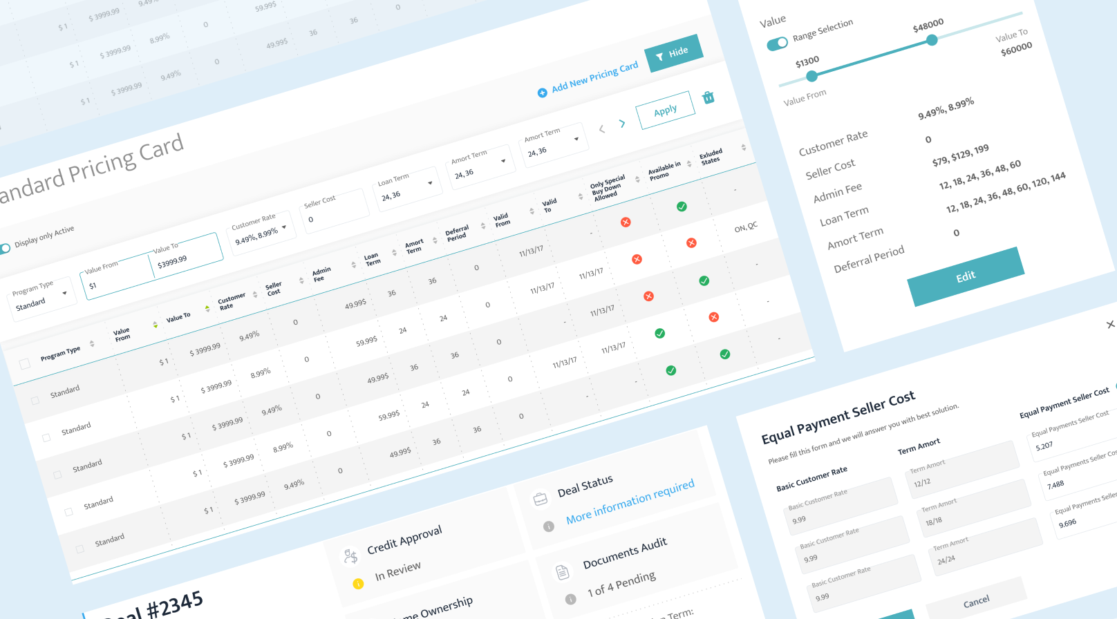 Exemplary Screenshot from the Client’s Application