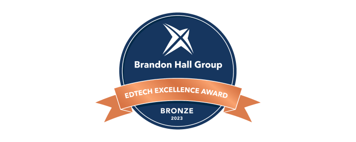 Brandon Hall Award. Bronze 2023