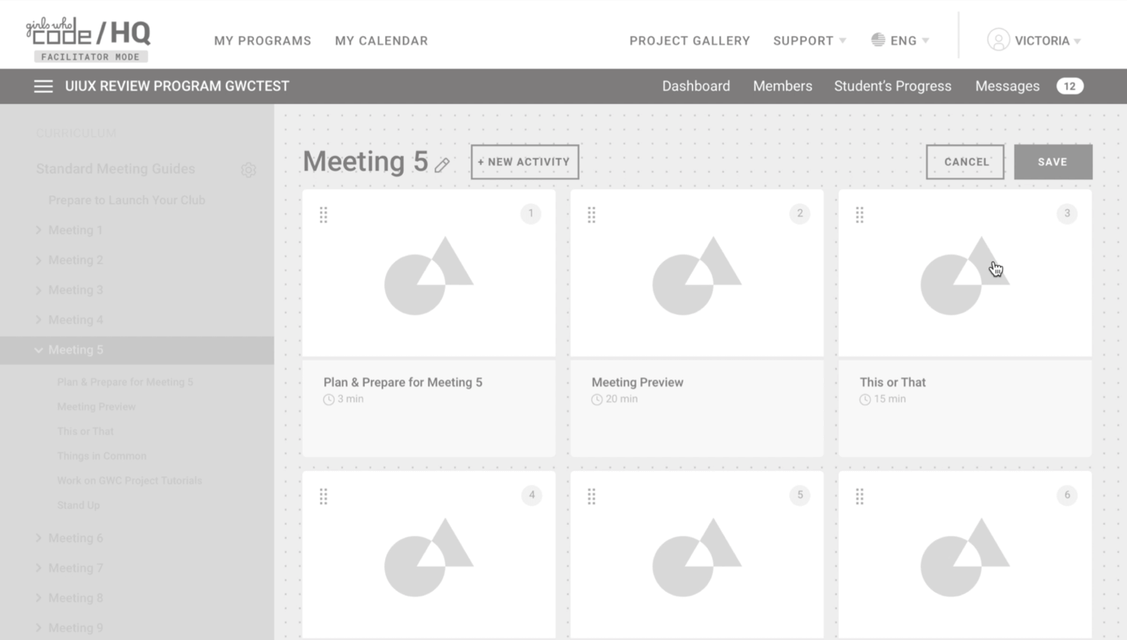 Screenshot from the applcation