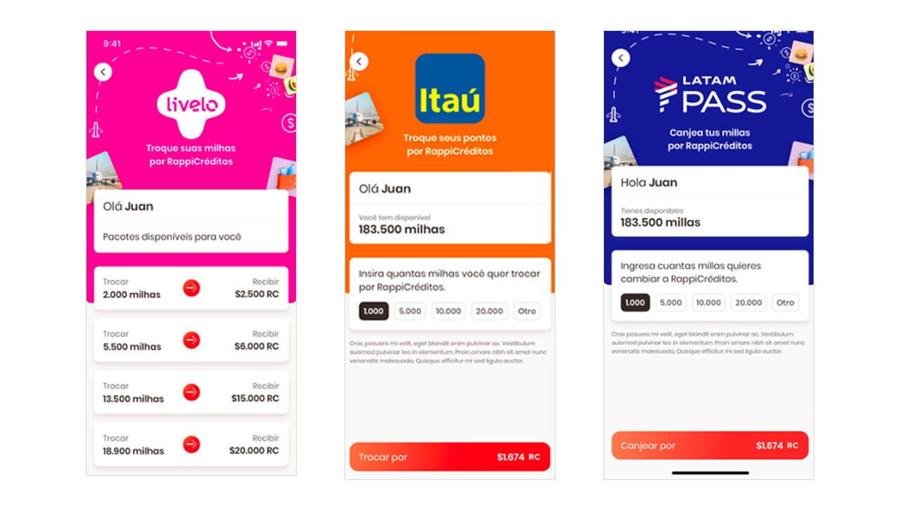 Exemplary Screenshot from the Client’s Application