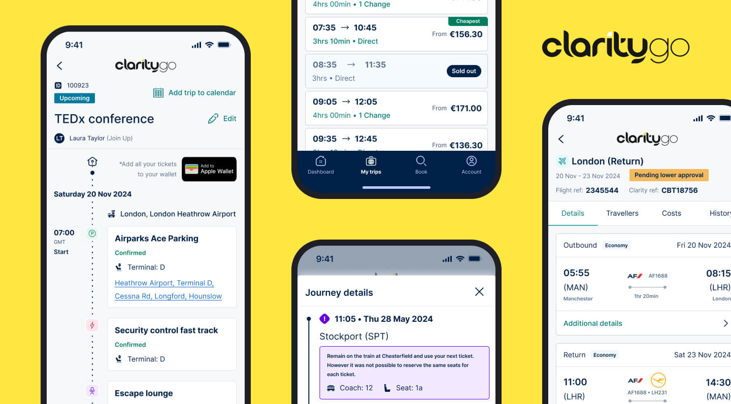 Clarity Business Travel CS Mobile